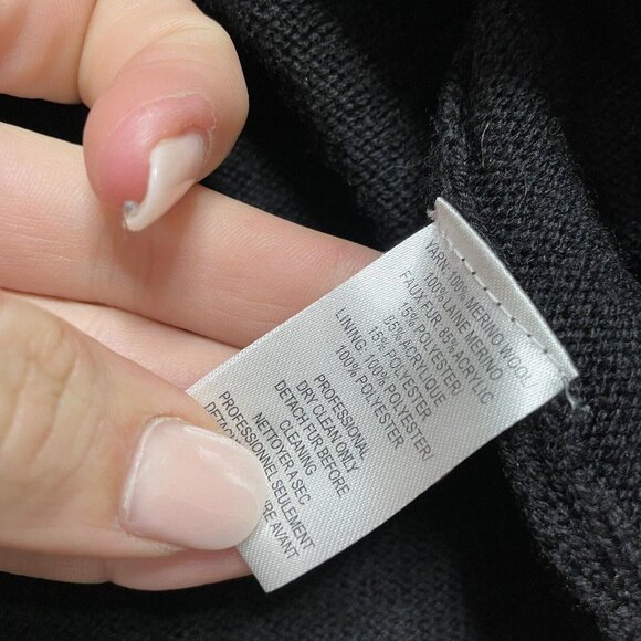 Trina Turk cardigan sweater belt merino wool size medium m - Picture 4 of 9